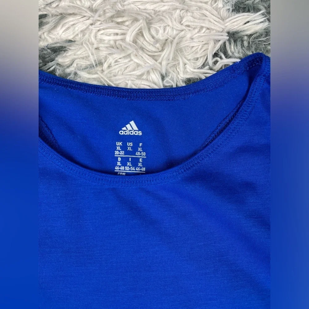 Adidas Men's Royal Blue Climalite Athletic Tank Size XL - Picture 2 of 10